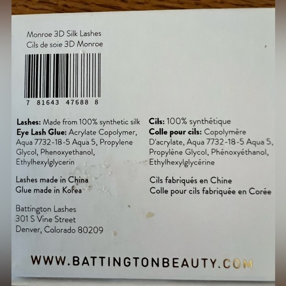 Battington Monroe 3D Silk Lashes with Mini Glue - Picture 4 of 5